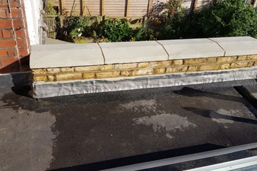 Built Parapet Wall In Chiswick
